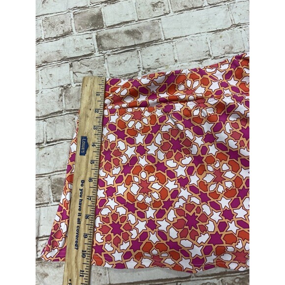 Lands' End Women's 2 Pink Orange Yellow Medallion Swim Skirt Modest XS - Picture 7 of 7